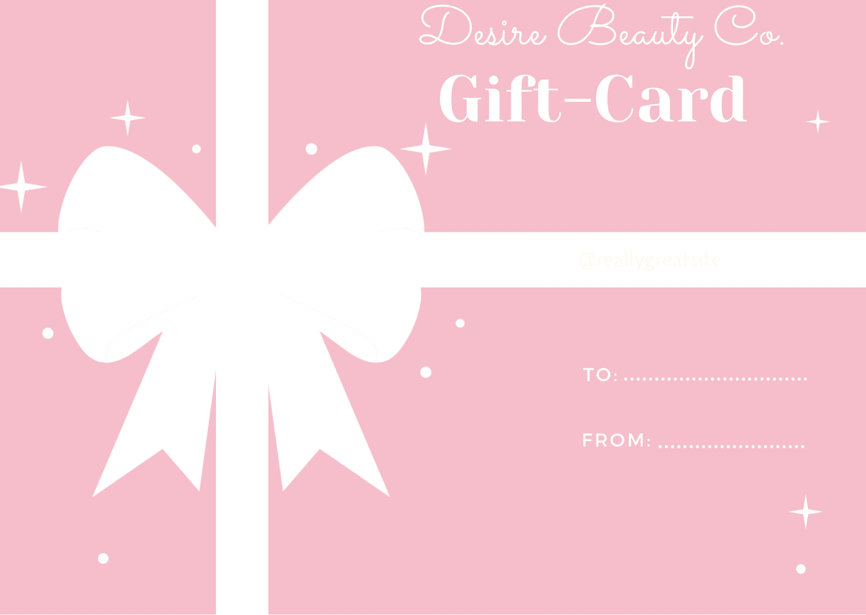 Desire Beauty Co. Gift Card